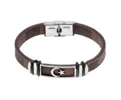 Браслет с полумесяцем коричневый QB1599