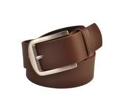 Narssy коричневый ремень с стальной пряжкой RB3068