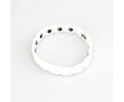 Браслет керамический белый WB173