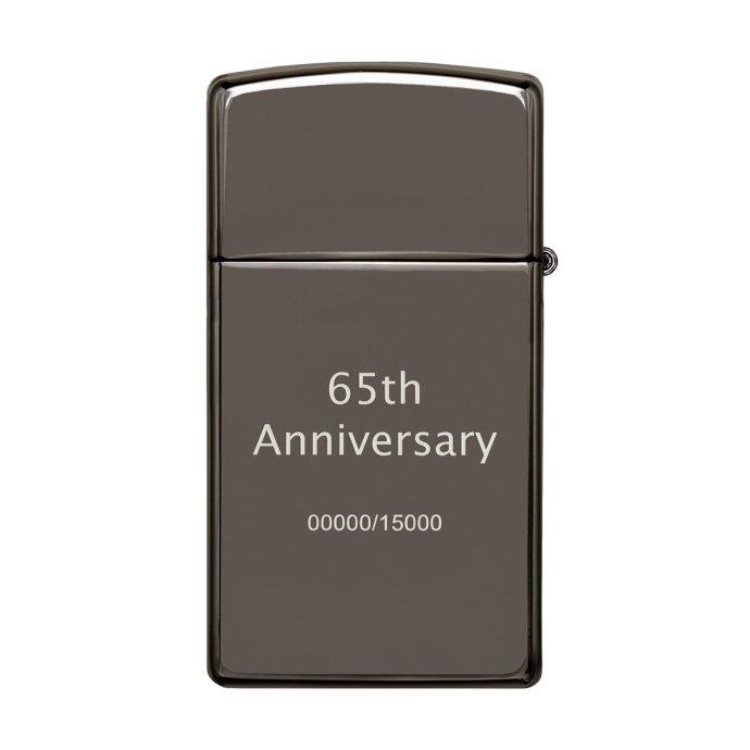 Зажигалка Zippo Slim 65th Anniversary Black Ace limited edition Zip49709
