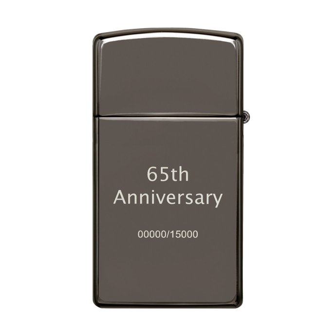 Зажигалка Zippo Slim 65th Anniversary Black Ace limited edition Zip49709