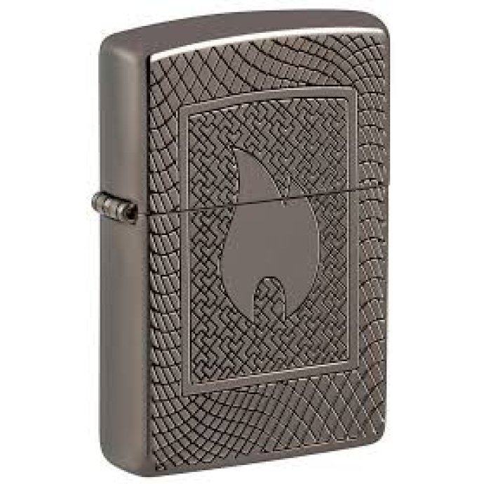 Зажигалка Zippo Armor Black Ice logo Zip48569