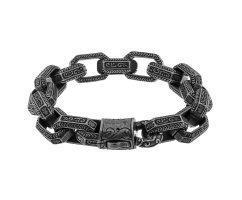 Браслет объемный с резными звеньями SB8272-1