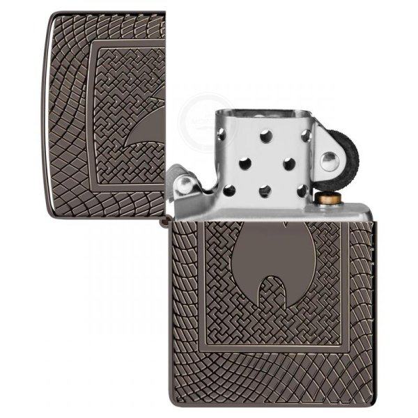 Зажигалка Zippo Armor Black Ice logo Zip48569