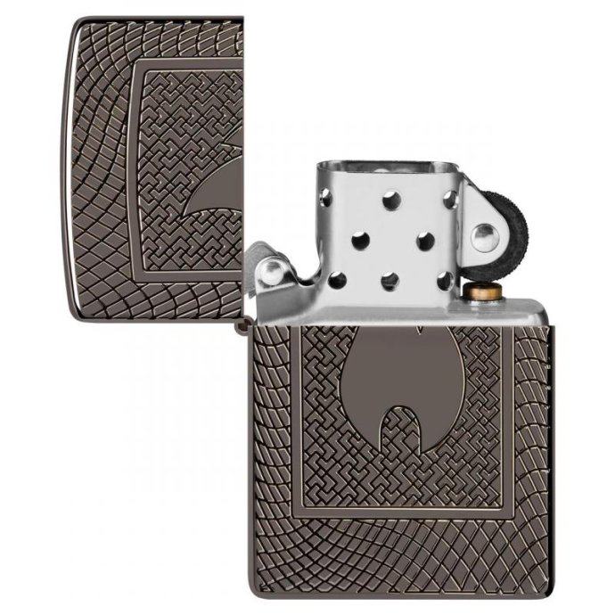 Зажигалка Zippo Armor Black Ice logo Zip48569