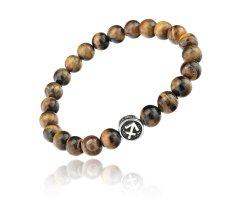 Браслет из камней Стрелец Тигровый глаз SH146-TG