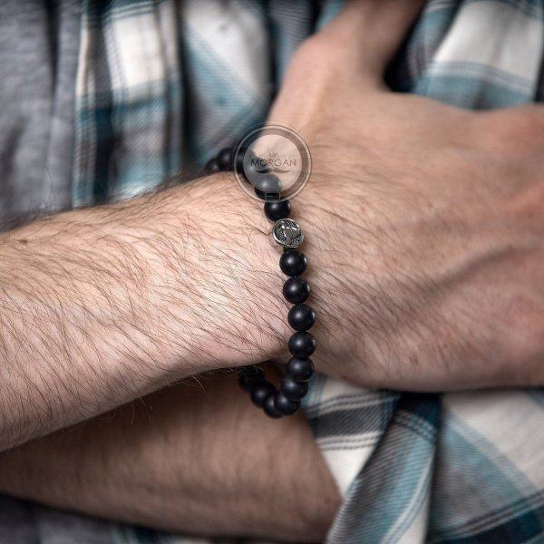 Браслет из камней Телец Шунгит SH148-SG