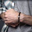 Браслет из камней Лев Тигровый глаз красный SH144-TGR