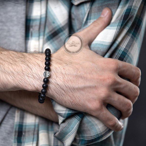 Браслет из камней Весы Шунгит SH143-SG