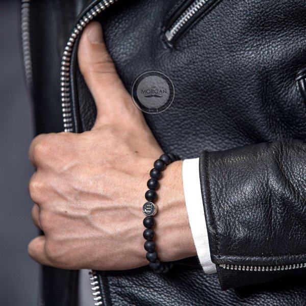 Браслет из камней Дева Шунгит SH151-SG