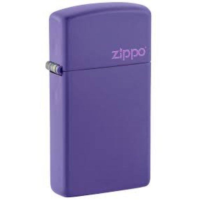 Зажигалка Zippo Slim с покрытием Purple Matte Zip1637ZL