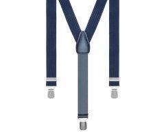 Подтяжки мужские темно-синие PT42