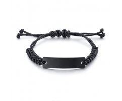 Браслет плетенный под гравировку QB381