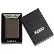 Зажигалка Zippo Reg Brown Zip49180