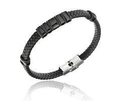 Браслет из кожи лаконичный QB368