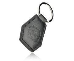 Фирменный брелок из кожи черный Mr MORGAN Y002