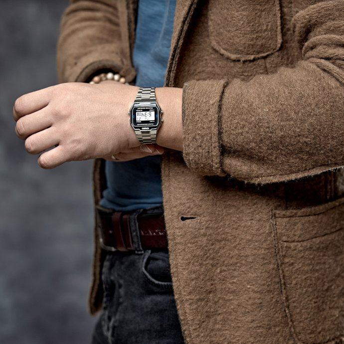 Часы наручные Casio A163WA-1