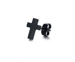 Серьга гвоздик в виде креста SE1796