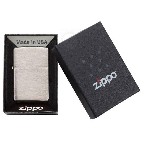 Зажигалка Zippo Armor™ c покрытием Brushed Chrome Zip162