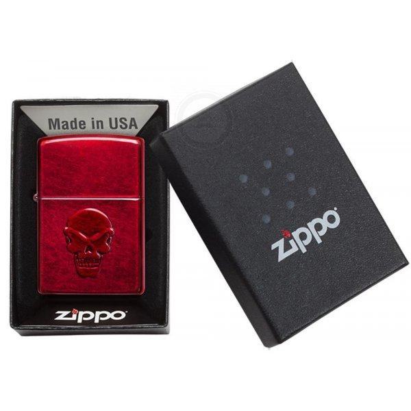 Зажигалка Zippo Doom с покрытием Candy Apple Red Zip21186