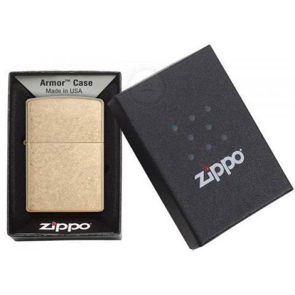 Зажигалка Zippo Armor™с покрытием Tumbled Brass Zip28496