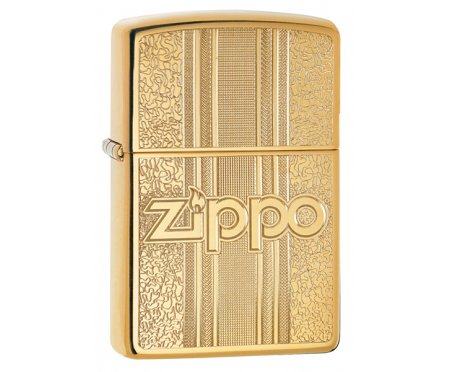 Зажигалка Zippo Classic с покрытием High Polish Brass Zip29677