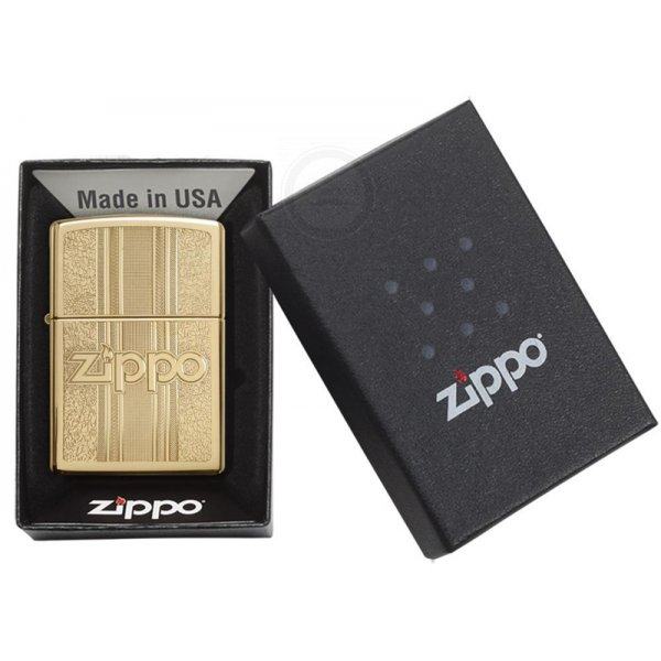 Зажигалка Zippo Classic с покрытием High Polish Brass Zip29677