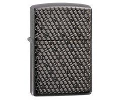 Зажигалка Zippo Armor™ Black Ice® Hexagon Design Zip49021