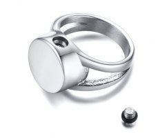 Круглая печатка под гравировку открывающаяся R293