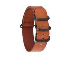 Нато ремешок из натуральной кожи ST309