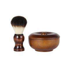 Набор помазок и чаша из дерева HB131