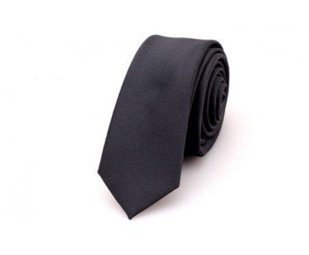 Ceasar галстук узкий черный NT42