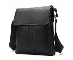 Сумка планшет из кожи на кнопке SM201