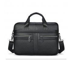 Сумка-портфель из натуральной кожи с креплением SM220