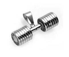 Кулон Штанга стальная K300