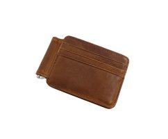 Зажим для денег светло-коричневый Q161