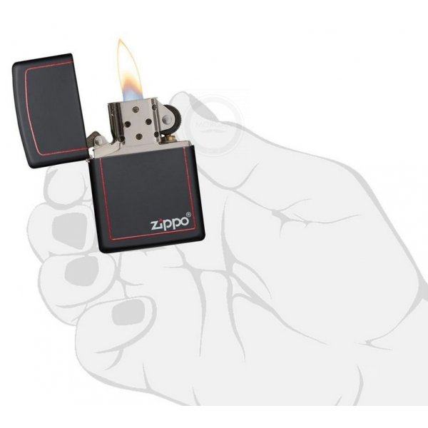 Зажигалка Zippo Reg Black/Z