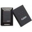 Зажигалка Zippo Reg Black/Z