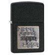 Zip362 Зажигалка Zippo Black Crackle Bronze
