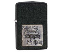 Zip362 Зажигалка Zippo Black Crackle Bronze