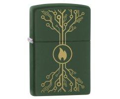 Зажигалка ZIPPO Classic с покрытием Moss Green Matte Zip49221