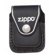 Чехол Zippo кожаный черный с мет. клипом Zip8988