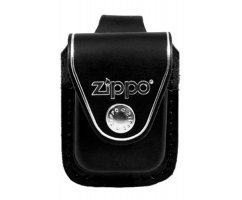 Чехол Zippo кожаный черный с кож. петлей Zip8989