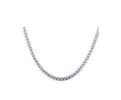 Тонкая цепочка из стали панцирного плетения C047