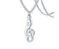 Кулон Нота стальной K146