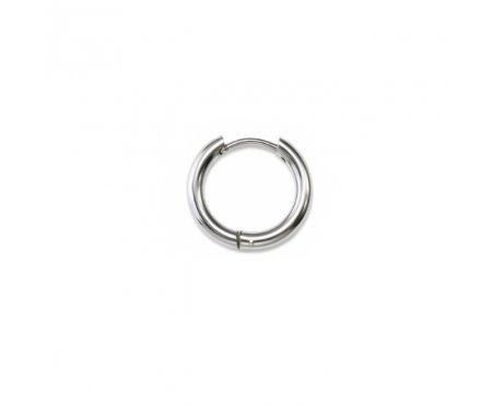 Мужская серьга кольцо из стали 18 мм SE1709