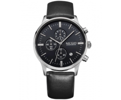 Часы Megir Chrono black W0015