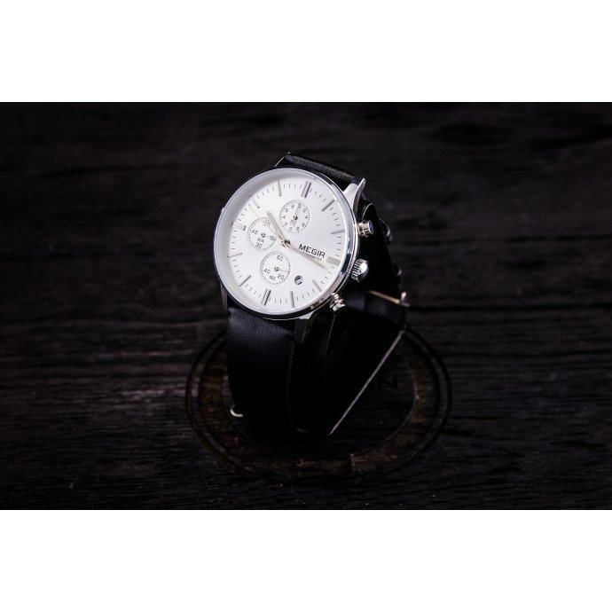 Часы Megir Chrono white W0013