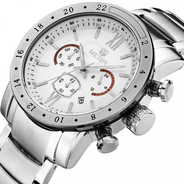 Часы на стальном браслете Megir Parma W0035