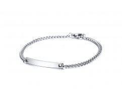 Тоненький браслет из стали под гравировку SB1667